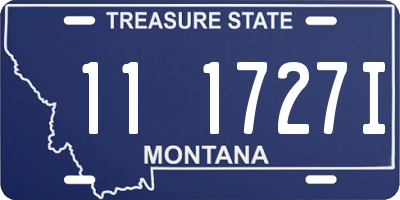 MT license plate 111727I