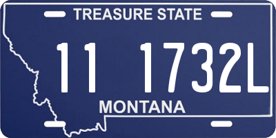 MT license plate 111732L