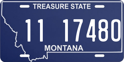 MT license plate 111748O