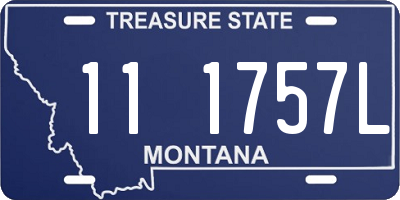 MT license plate 111757L