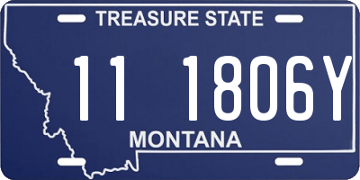 MT license plate 111806Y