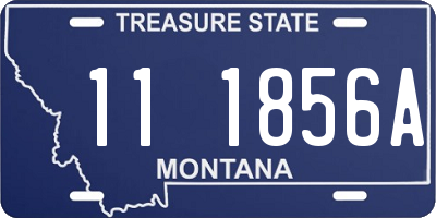 MT license plate 111856A