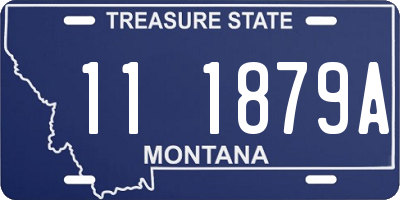 MT license plate 111879A