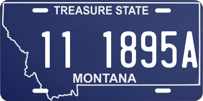 MT license plate 111895A