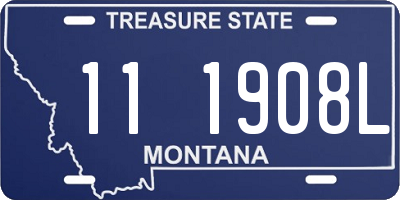 MT license plate 111908L