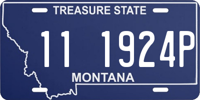 MT license plate 111924P