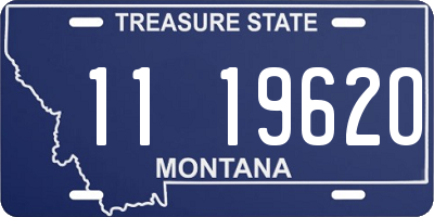 MT license plate 111962O