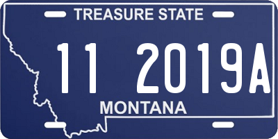 MT license plate 112019A
