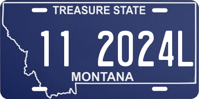 MT license plate 112024L