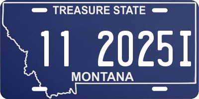 MT license plate 112025I