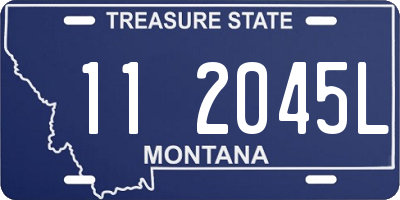 MT license plate 112045L