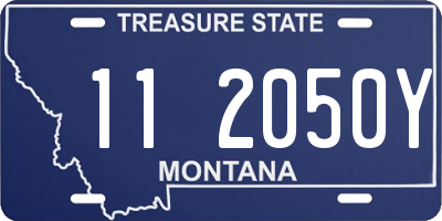 MT license plate 112050Y