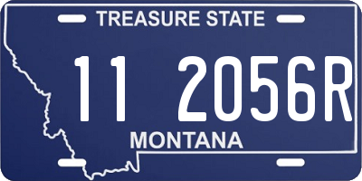 MT license plate 112056R