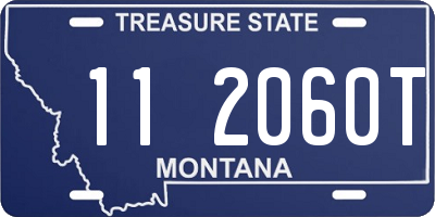 MT license plate 112060T