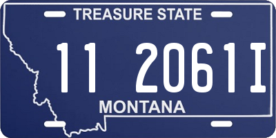 MT license plate 112061I