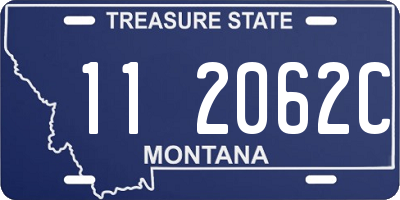 MT license plate 112062C