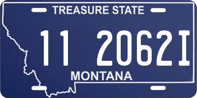 MT license plate 112062I