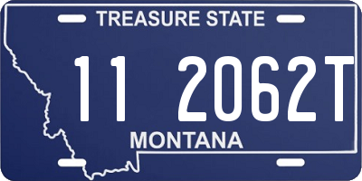 MT license plate 112062T
