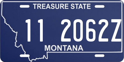 MT license plate 112062Z