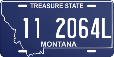 MT license plate 112064L