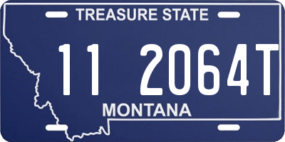 MT license plate 112064T
