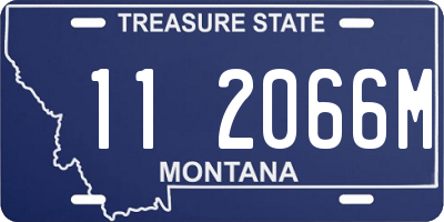 MT license plate 112066M