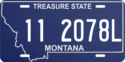 MT license plate 112078L