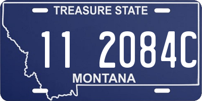 MT license plate 112084C