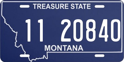 MT license plate 112084O