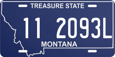 MT license plate 112093L