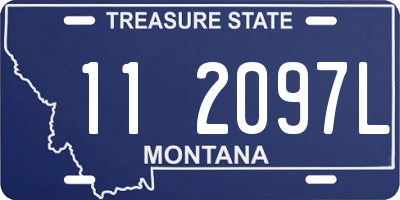 MT license plate 112097L