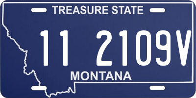 MT license plate 112109V