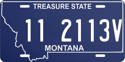 MT license plate 112113V