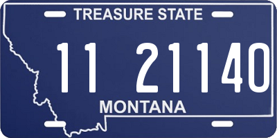 MT license plate 112114O