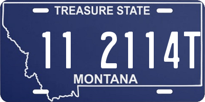 MT license plate 112114T