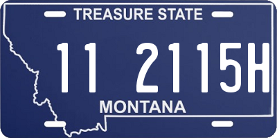 MT license plate 112115H