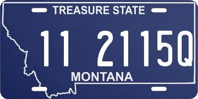 MT license plate 112115Q
