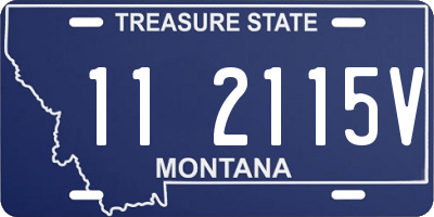 MT license plate 112115V