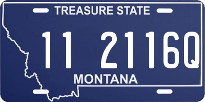 MT license plate 112116Q
