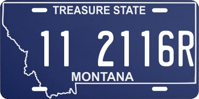 MT license plate 112116R