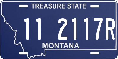MT license plate 112117R