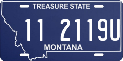 MT license plate 112119U