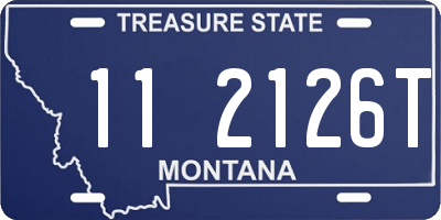 MT license plate 112126T