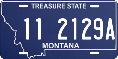 MT license plate 112129A