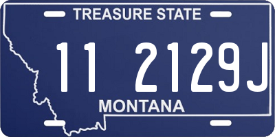 MT license plate 112129J