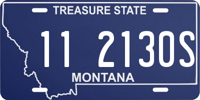 MT license plate 112130S