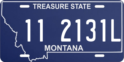 MT license plate 112131L