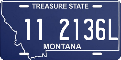 MT license plate 112136L