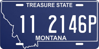 MT license plate 112146P