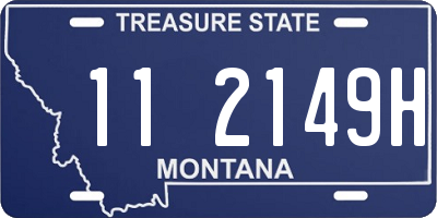 MT license plate 112149H